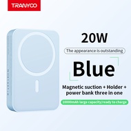 TRANTOOT-F25【CCC&TISI มั่นใจปลอดภัย】 powerbank10000mah แบตสำรองไร้สาย  แบตเตอรี่สำรองแม่เหล็ก รองรับ