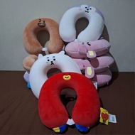 Miniso X BT21 cooky mang shooky tata rj Neck Pillow