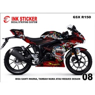 SUZUKI GSX 150R 08 Fullbody Decal Sticker, Decal GSX 150SUZUKI
