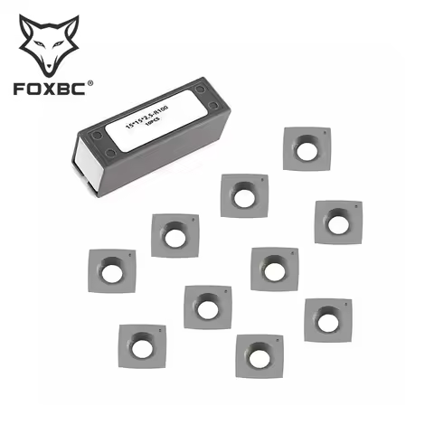 FOXBC 15mm Radius Carbide Inserts For Byrd Shelix Cutterheads 15x15x2.5mm Wood Turning Tools For Dew