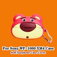 【Fast Shipment】For Sony WF-1000 XM4 Case Anime cartoon styling for Sony WF-1000 XM4 Casing Soft Earp
