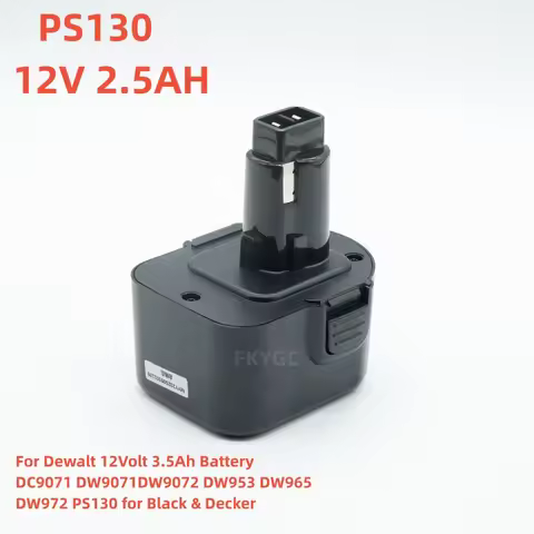 New PS130 12V 2.5AH Power Tools Battery For Dewalt 12Volt 3.5Ah Battery DC9071 DW9071 DW9072 DW953 D