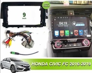 Honda Civic Fc Canbus 16-19 Android Player + Casing + Foc Reverse Camera And Android Player 360 3D 1080P Camera High Grade