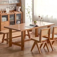 Tax Included Nordic Simple Solid Wood Dining Table Cherry Wood Solid Wood Dining Table Household Rec