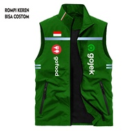 !! GOJEK Hiking Vest, GOJEK Zipper Vest
