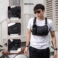 NEVEREND - TAS CHEST BAG DADA PRIA WATERPROOF TAS DADA PRIA TAS ROMPI TACTICAL PELINDUNG DADA TERBAR