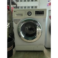 斷捨離！中古 二手 LG WF-N1408MW Front Load Washer 前置式洗衣機 (8公斤)