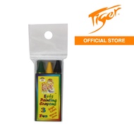 TIGER Lucky Art Face & Body Paint Crayon Stick | Non-toxic Makeup Face Paint | 3 Colors | FC3V