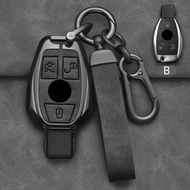 Alloy Style Car Key Case Cover Shell Fob For Mercedes Benz a BCG Class C200 C300 E350 W205 E260L GLK