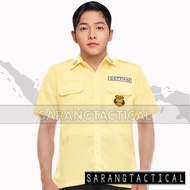 Kemeja Pdh Satpam Twist Tissu/Kemeja Satpam Terbaru/Baju Pdl Satpam/baju satpam terbaru 2024