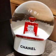 Small Fragrance Crystal Ball CC No. 5 Perfume Bottle Snow Globe VIP Gift S6OX