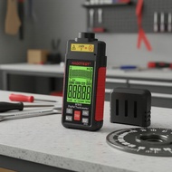 HT670 Digital Tachometer, 2.5-99999 RPM Laser Photo, Non-contact & Contact RPM Meter for Motors  HT6