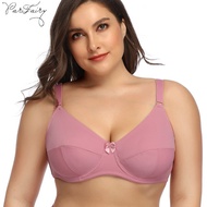 PARIFAIRY baju dalam wanita bra Cup E Non Padded Bra Plus Size Full Cup bh 文胸 38E 40E 42E 44E 46E 48