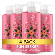 Safeguard Hydrating Liquid Hand Soap, Sun Seeker Scent, Made with Plant Based Cleansers, 15.5 oz (Pa