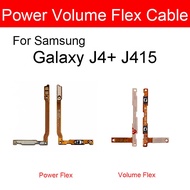 Power &amp; Volume Flex Cable For Samsung Galaxy J4+ J4 Plus J4Plus SM-J415F J415F Volume Button Switch Power Control Flex Cable