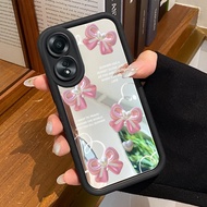 HP Casing OPPO A58 4G A78 4G A58 5G A78 5G A58x 5G A1x 5G A2x 5G Case Beautiful Bow Tie Pattern Casi