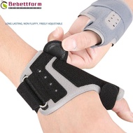 BEBETTFORM Thumb Fixed Wrist, Adjustable Wristband Thumb Wrist Guard, Comfortable Guard Hand Built-in Spring Wrist Support Training