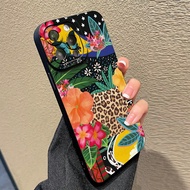 Summer 1 Piece Of Color Block Stitching Leopard Pattern Tpu Anti-Fall Soft Shell Mobile Phone Case S