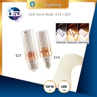 LED Corn Bulb 12W/16W 3 Colour LED Bulb E14 E27