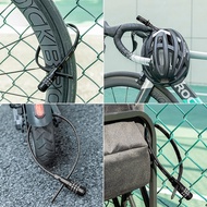 AT&amp;💘Rockbros（ROCKBROS）Bicycle Helmet Lock Motorcycle Electric Car Anti-Theft Password Lock Portable Luggage Skateboard T