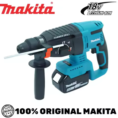 Makita DHR242 18V Brushless Rotary Hammer 2J Impact 24mm Concrete 4700 IPM 3 Mode ProfessionalHeavy 