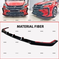 Perodua Myvi Mg3 Gen3 2022 Facelift Aztek V1 Front Lip Skirt V-lip Add On Gear Up Ace Skirt Body kit