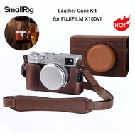 SmallRig X100VI Leather Case Kit for FUJIFILM X100VI Including Leather Half Case Flip Case Cover and