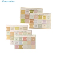 SEPTEMBER Bible Index, 5 Sheet Writable Bible Sticker, Book Accessories Self-adhesive Easy Read Pape