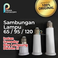 E27 Lamp Connection Fitting Socket Extender LED Bulb Holder Extension Downlight Lamp Holder Adapter 