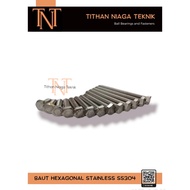 Bolt S/S m20 x 2.5 x 75 (K30)