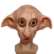 ZH【 Ready Stock】Dobby Mask Novelty Little Elf Latex Mask Halloween Party Cosplay Funny Elf Full Head