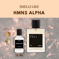 HMNS ALPHA Inspired Parfume |Parfum Unisex – Wangi Segar, Woody, dan Citrusy Tahan 8 Jam