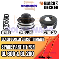 RS300 BLACK DECKER GL300 GL260 SPOOL LINE REFILL NYLON STRING GRASS TRIMMER CUTTER MESIN SPARE PART