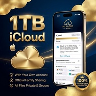 [Fast Setup] iCloud+ Storage Upgrade | Your Own Apple ID | 200GB / 1TB | Official Family Plan | Priv