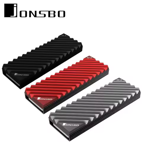 Jonsbo M2 2280 SSD Aluminum Heat Sink M.2 SSD NVMe Heatsink dissipador with Thermal Pad for M2 drive