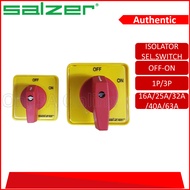 SALZER Isolator Switch S6361002-B03 / S636100 63A 2P 3P ON/OFF Rotary Selector Single / Three-Phase