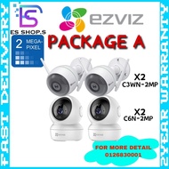 [NEW] EZVIZ C6N/C3WN PACKAGE 2MP 1080P FULL HD INDOOR & OUTDOOR Wi-Fi Security CCTV IP Camera