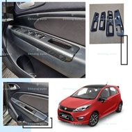 proton IRIZ carbon fiber window switch frame panel cover accessories iriz facelift