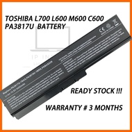 TOSHIBA SATELLITE L740 L745 L745D L775 PA3817U LAPTOP BATTERY