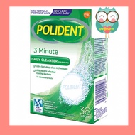 Polident Daily Cleanser Tabs 3 minute / Polident Denture Cleansing Whitening Tabs