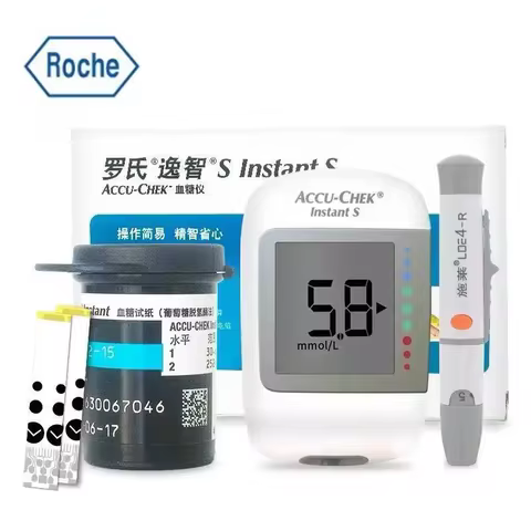 Roche ACCU Chek Instant Diabet Glucose Accu Chek Glucose Test Strips Free Blood Collectio Needle