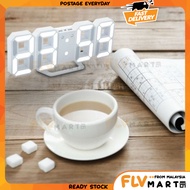 LED Digital Clock Jam Dinding Smart 3D Digital Led Alarm Clock Digital Wall Alarm Clock LED Electron