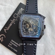 *Ready Stock*ORIGINAL Alexandre Christie 6411MCLIPBABA Genuine Leather Water Resistant Chronograph Men’s Watch