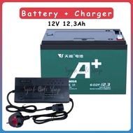 TIANNENG 12V12Ah Electric Bicycle Battery E-Bike Scooter Battery New Battery 6-DZF-12.3 (100%Origina