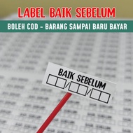 Sticker Label Expired Date Kitchen Organizer Stiker Barang Dapur Spice Jar Bottle Printer Food Freezer Decoration Ready