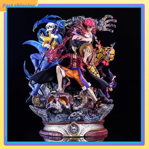 Anime One Piece 20cm Figures Luffy Trafalgar 3 Captain One Piece Action Figures Figurine Collection 