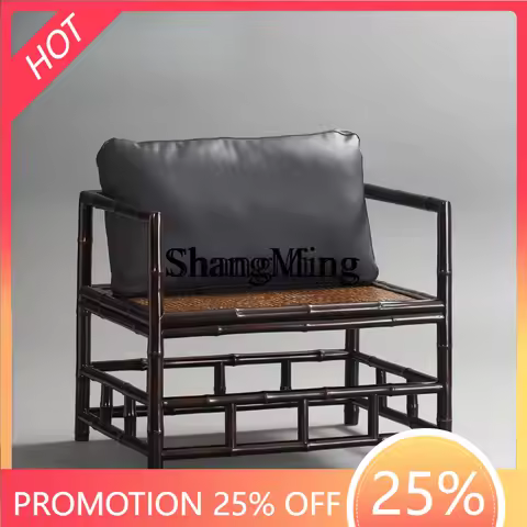 ZYY Chair Antique Meditation Chair Tea Room Tea Making with Cushion Master Chair