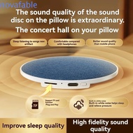 NOVAFABLE​ Under Pillow Bluetooth Speaker, Sleep Aid HiFi Stereo Sound White Noise|Mini Bluetooth 5.