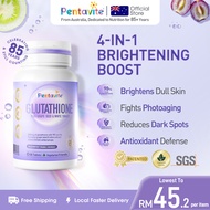 Pentavite Glutathione with Grape Seed Extract and White Tomato plus Niacinamide Hydrolysed Collagen 