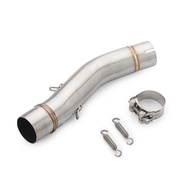 Silencer Stainless Steel System Modified Motorcycle Exhaust Muffler Pipe Front Section Link Pipe For